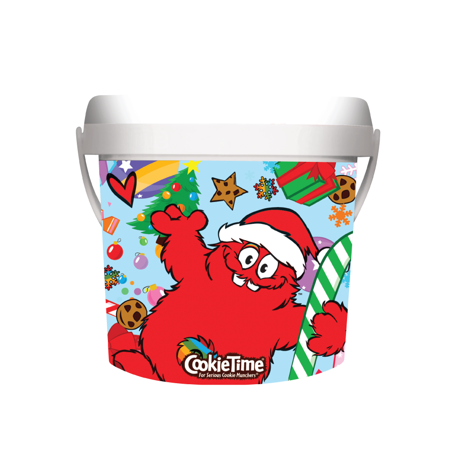 クリスマスクッキーバケツ<br/>チョコレートチップ